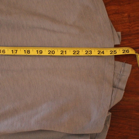 Style & Co Light Blue Button Up, Ribbed side panel - Picture 8 of 8